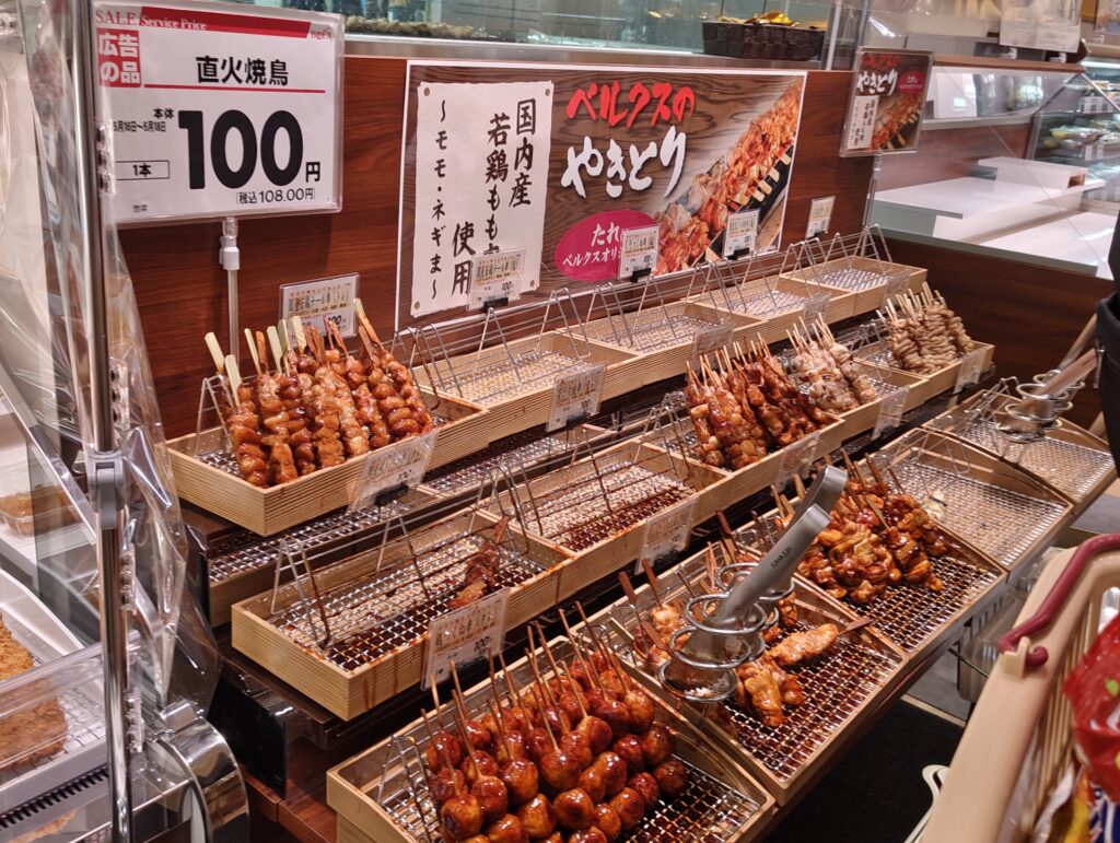 焼き鳥売り場