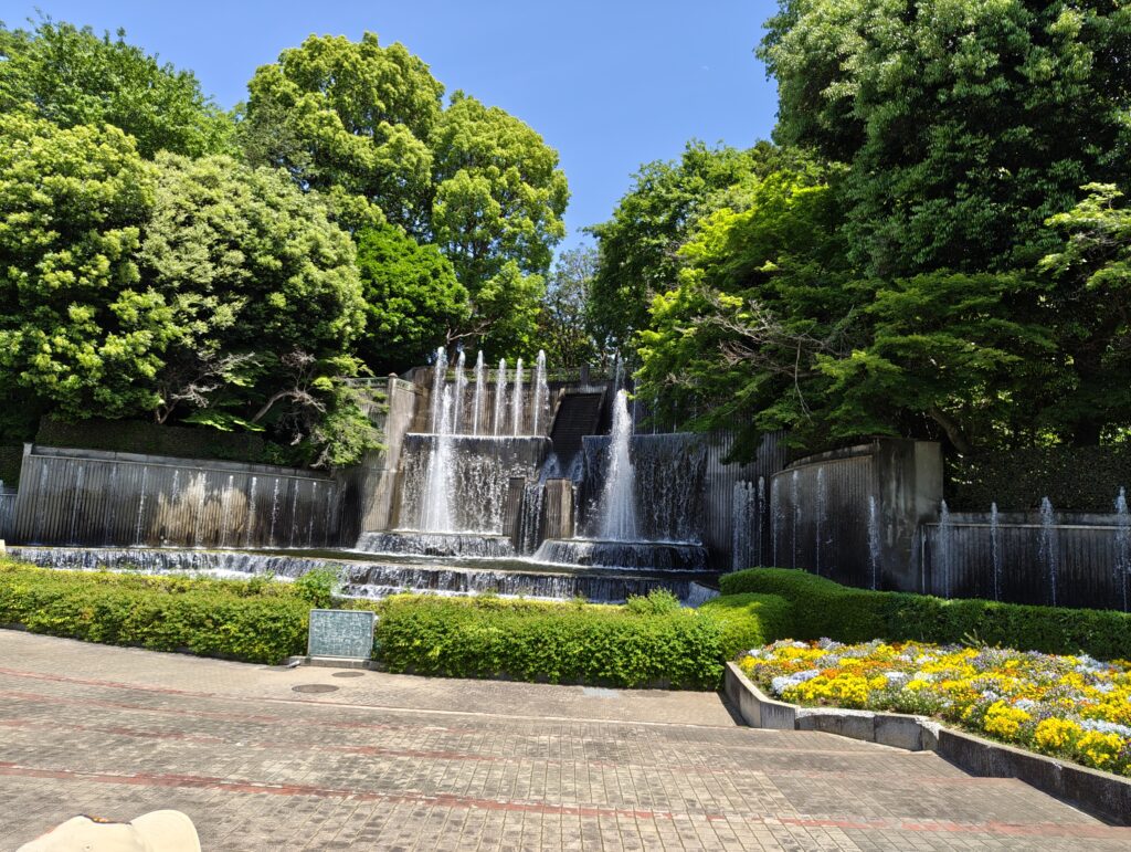 川口グリーンセンターの噴水